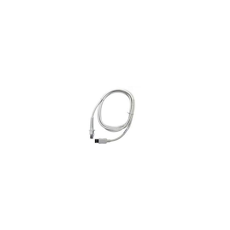 Kabel USB, biały, 2m, prosty do czytników Datalogic