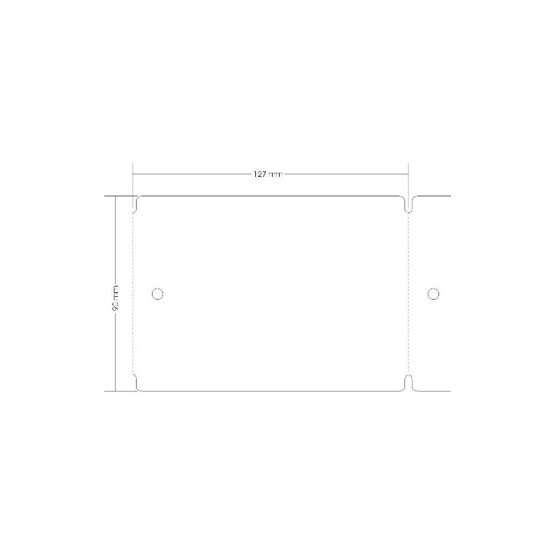 Zawieszka bezklejowa do roślin 90x127 mm z perforacją