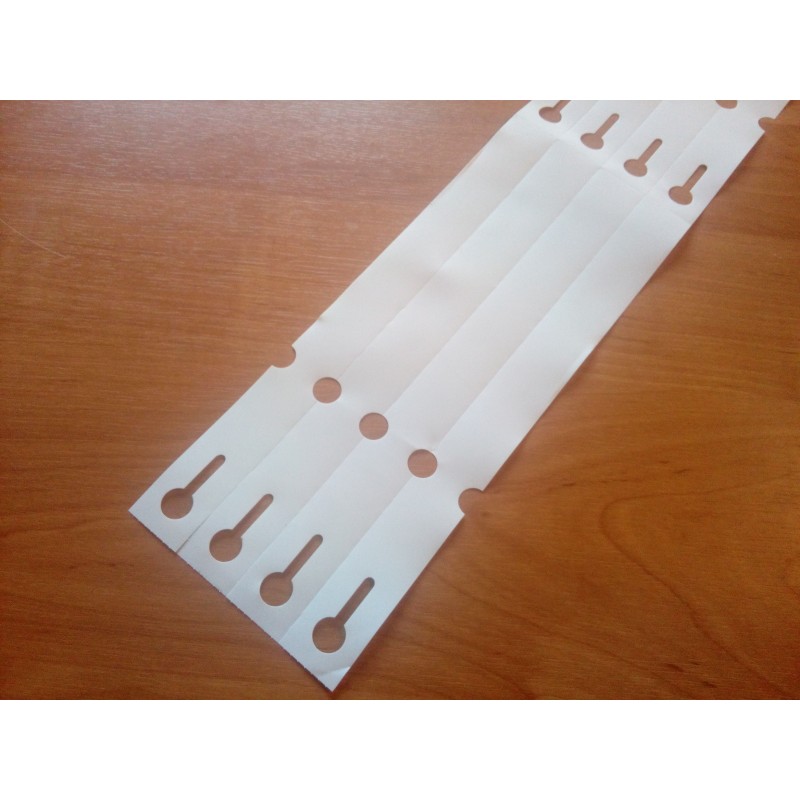 Etykiety pętelkowe bezklejowe 25x254 mm do znakowania roślin