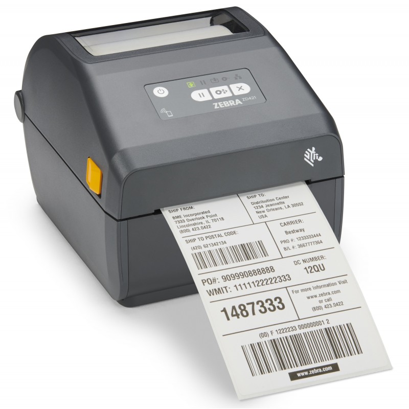 Biurkowa drukarka Zebra ZD421d do listów przewozowych (ZD4A042-D0EW02EZ)
