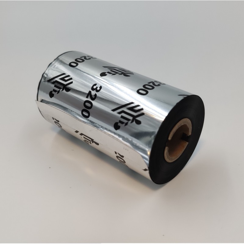 Taśma termotransferowa Zebra 57mm x 74mb woskowo-żywiczna