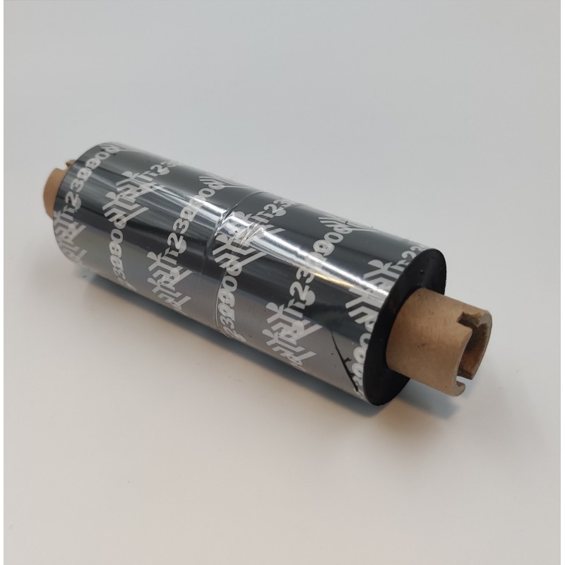 Taśma termotransferowa Zebra 84mm x 74mb woskowa