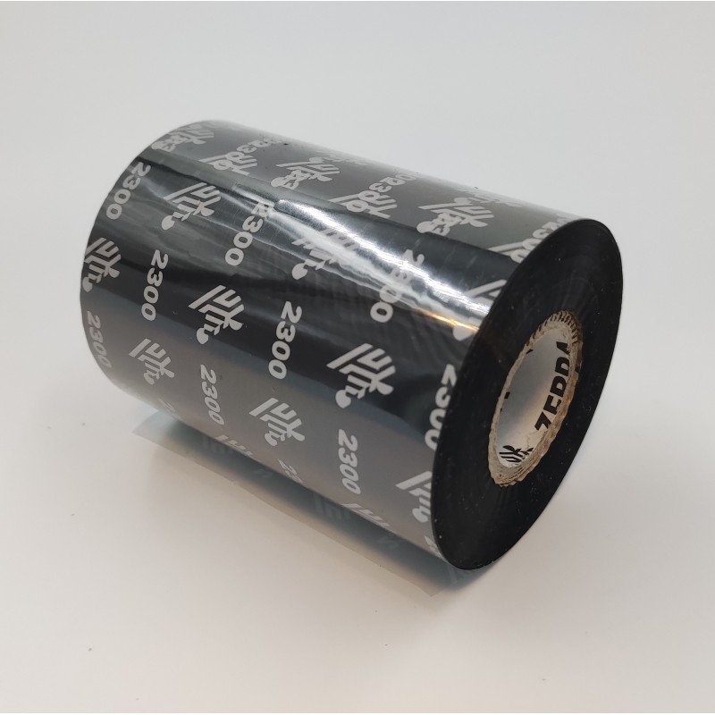 Taśma termotransferowa Zebra 83mm x 300mb woskowa