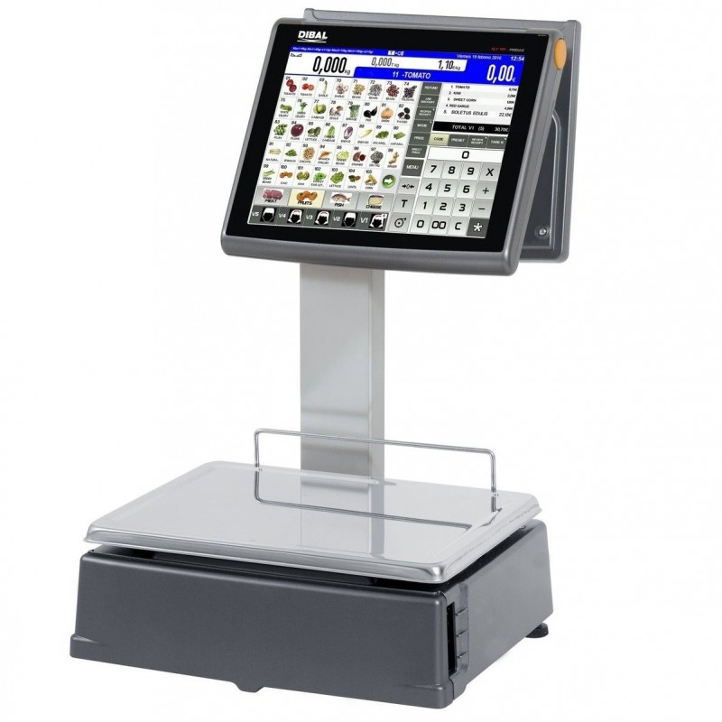 Waga etykietująca DIBAL D-955DB (z 2-letnią legalizacją) (DIBAL D-955DB 12,1”+12,1”)