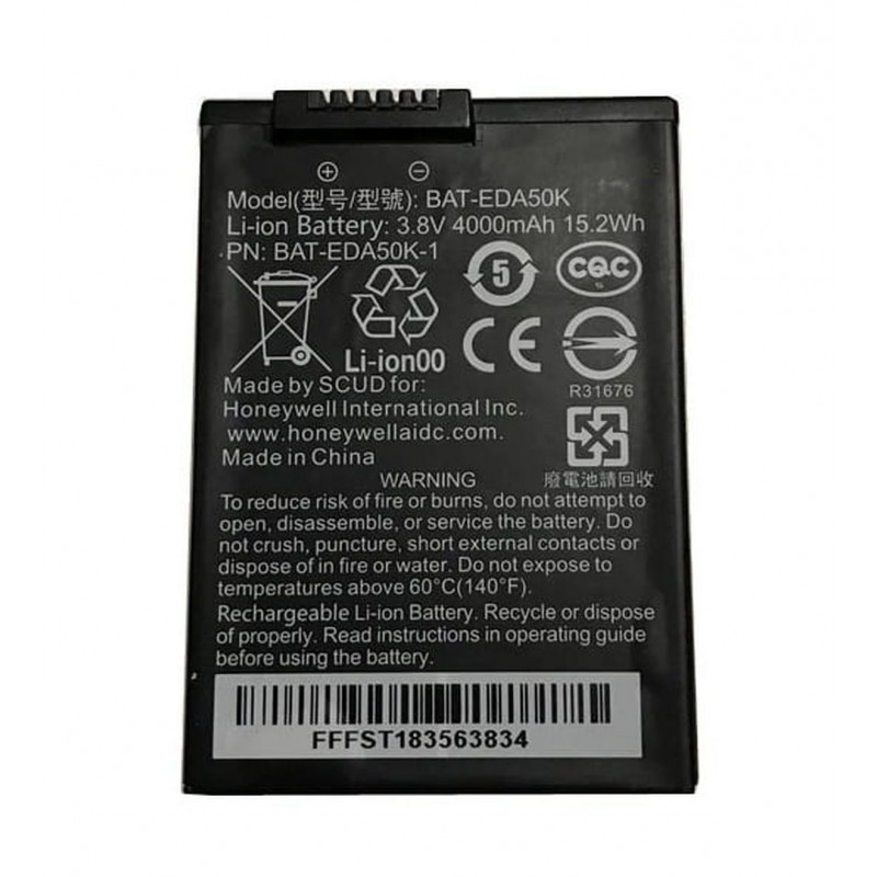 Bateria do terminala Honeywell ScanPal EDA50k