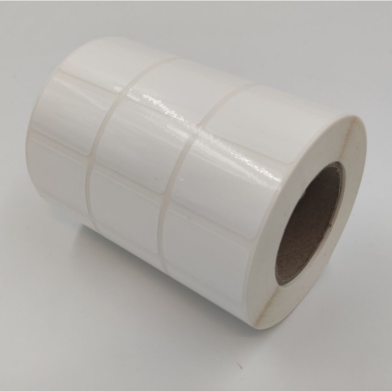 Etykiety foliowe 30x20 mm - 3000 szt. 3-rzędy