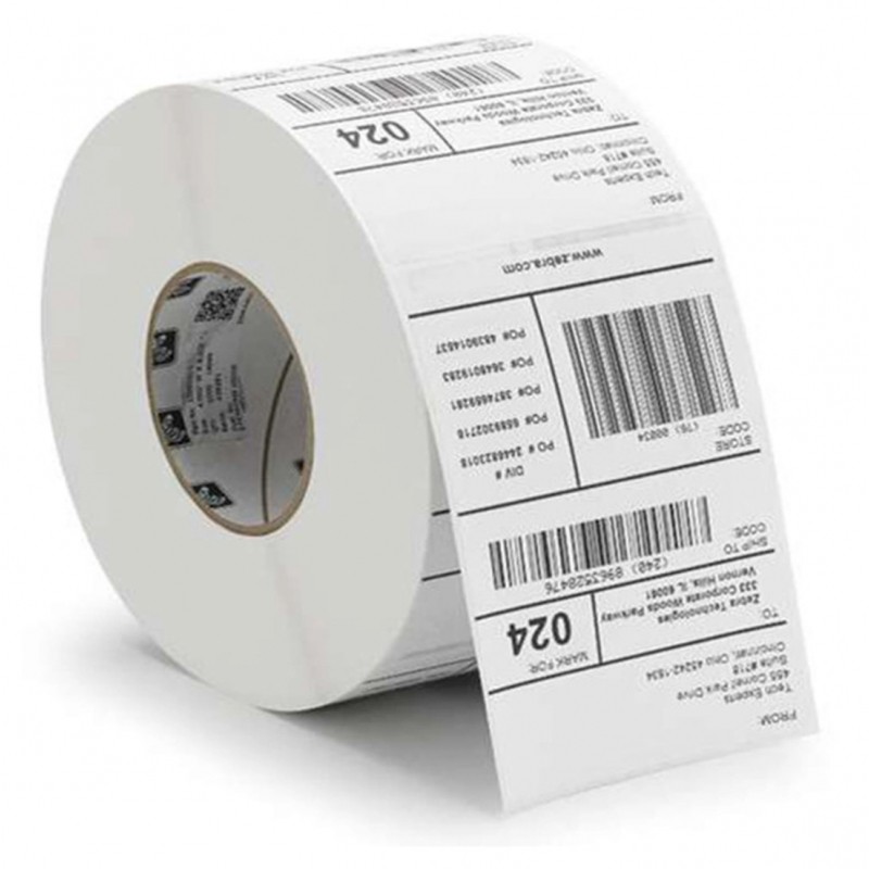 Etykiety foliowe Zebra 70x32 mm - 2100 szt.