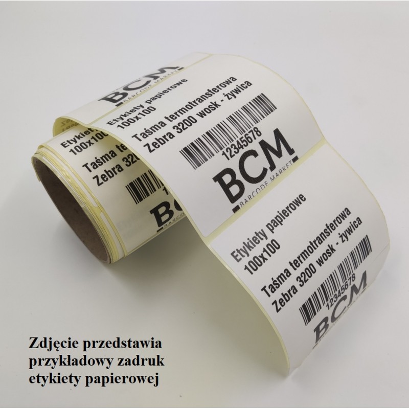 Etykiety papierowe z usługą zadruku 32x20 mm - 2000 szt.