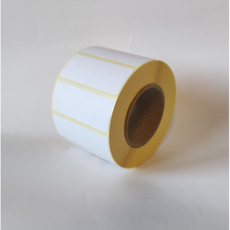 Etykiety papierowe 50x20 mm - 1000 szt.