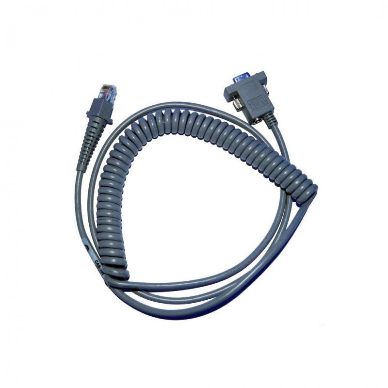 Kabel RS232, sprężynowy do czytników Datalogic