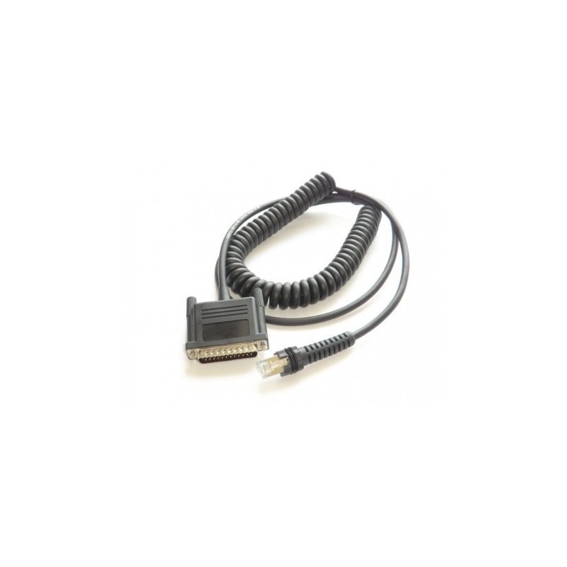 Kabel RS232, sprężynowy do czytników Datalogic
