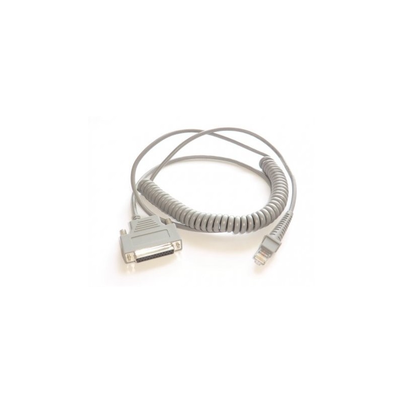 Kabel RS232, sprężynowy do czytników Datalogic