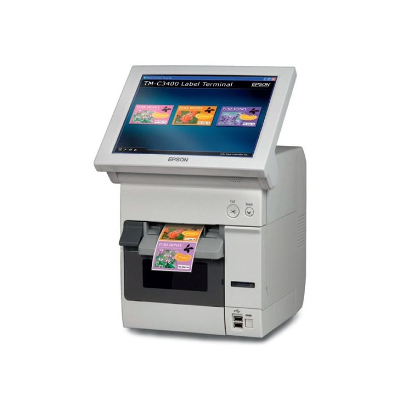 Kolorowa drukarka Epson TM-C3400-LT