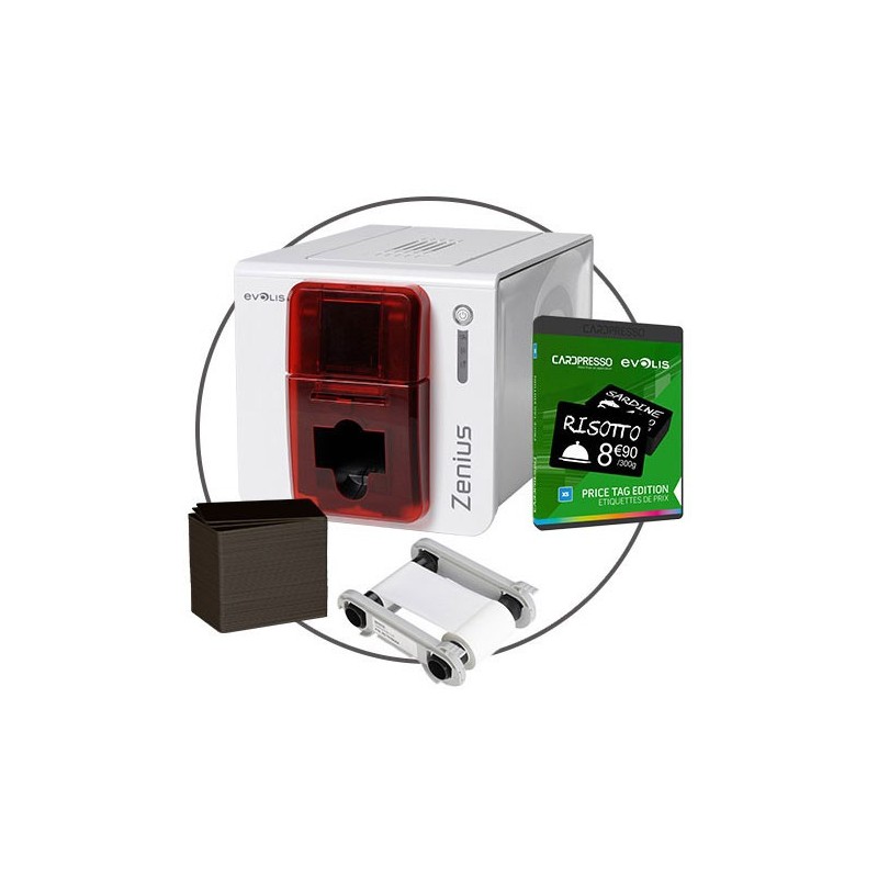 Drukarka kart Evolis Zenius Classic Price Tag Solution